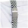 Image 7 : Rolex Men's Stainless Steel Tuxedo Index Datejust Wristwatch