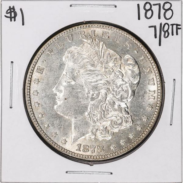 1878 7/8TF $1 Morgan Silver Dollar Coin