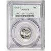 Image 1 : 1943-D Mercury Dime Coin PCGS MS65FB Rare Generation 2.1 Holder