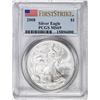 Image 1 : 2008 American Silver Eagle Coin PCGS MS69 First Strike