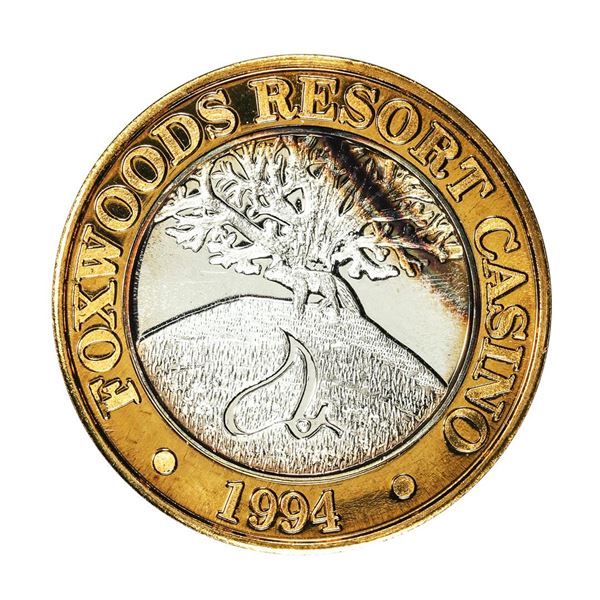 .999 Fine Silver Foxwoods Resort and Casino $10 Casino Limited Edition Gaming Token