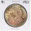Image 1 : 1921 $1 Morgan Silver Dollar Coin Amazing Toning