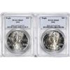 Image 1 : Lot of 1991-1992 $1 American Silver Eagle Coins PCGS MS69