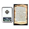 Image 2 : El Cazador Shipwreck (1772-83) Mexico 1/2 Real Silver Coin NGC Genuine w/ Story Card
