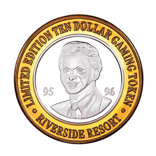 .999 Silver Riverside Resort Casino Laughlin, NV $10 Limited Edition Gaming Token
