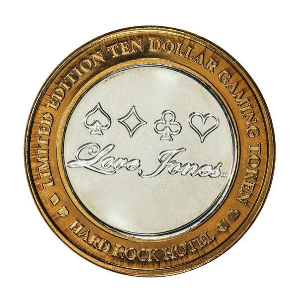 .999 Fine Silver Hard Rock Hotel & Casino Las Vegas $10 Limited Edition Gaming Token