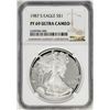 Image 1 : 1987-S $1 Proof American Silver Eagle Coin NGC PF69 Ultra Cameo