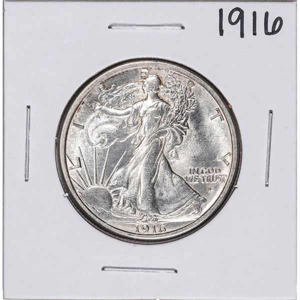 1916 Walking Liberty Half Dollar Coin