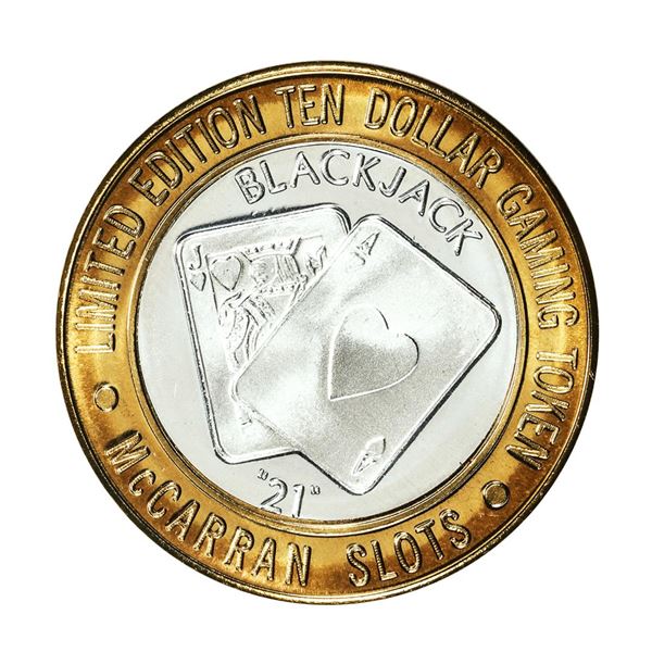 .999 Silver McCarran International Airport Las Vegas, NV $10 Limited Gaming Token