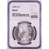 Image 1 : 1878-S $1 Morgan Silver Dollar Coin NGC MS63