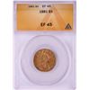 Image 1 : 1881 $5 Liberty Head Half Eagle Gold Coin ANACS EF45