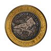Image 1 : .999 Silver Treasure Island Las Vegas $10 Casino Gaming Token Limited Edition