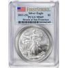 Image 1 : 2011-(S) $1 American Silver Eagle Coin PCGS MS69 First Strike