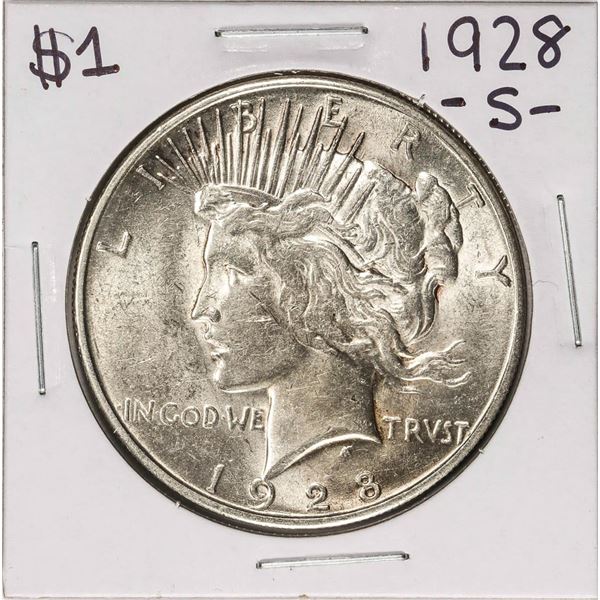 1928-S $1 Peace Silver Dollar Coin