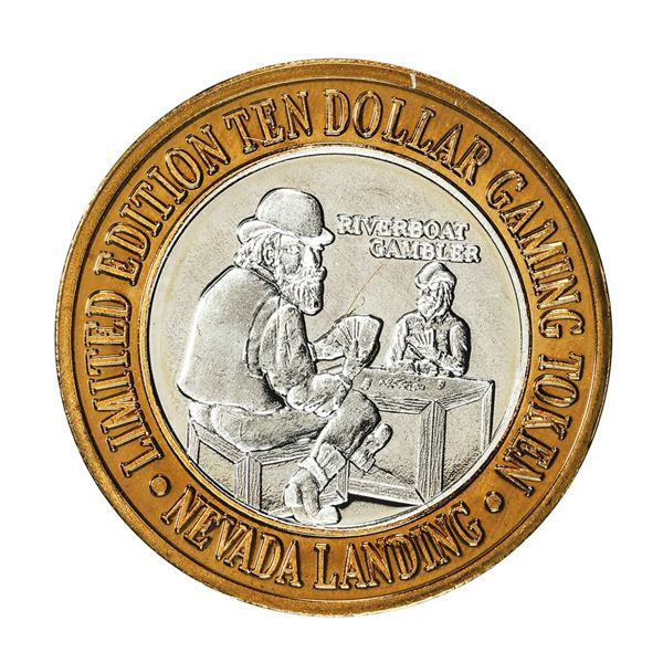 .999 Silver Nevada Landing Jean, NV $10 Casino Limited Edition Gaming Token