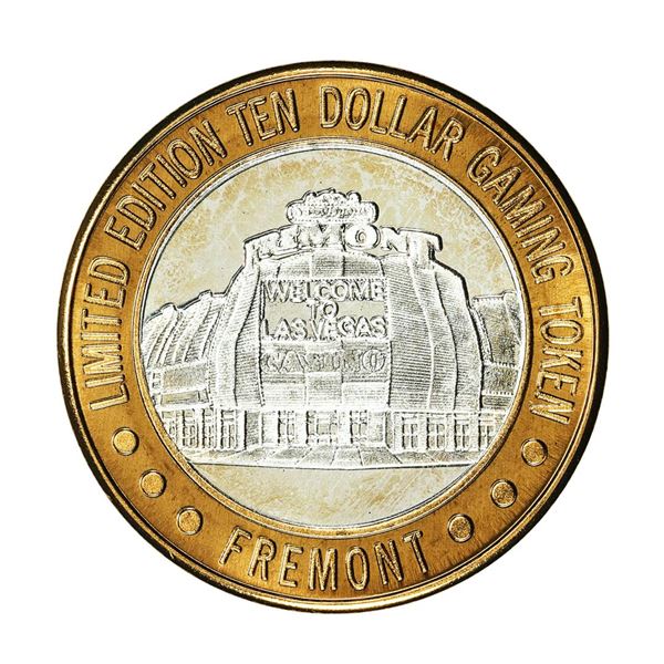 .999 Fine Silver Sam Boyd's Fremont $10 Casino Limited Edition Gaming Token