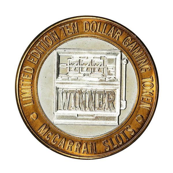 .999 Silver McCarran International Airport Las Vegas, NV $10 Limited Gaming Token