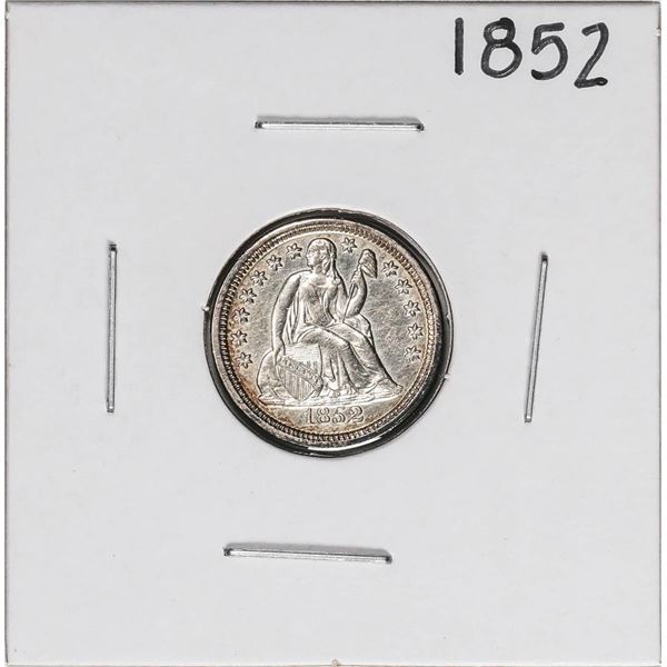 1852 Seated Liberty Dime Coin
