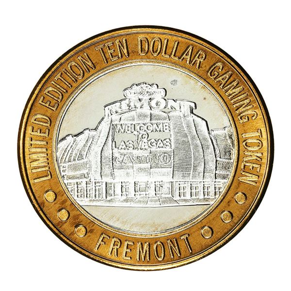 .999 Silver Sam Boyd's Fremont Las Vegas $10 Casino Limited Edition Gaming Token