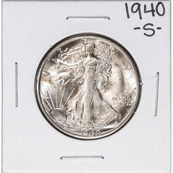 1940-S Walking Liberty Half Dollar Coin