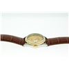 Image 5 : Rolex Men's Two Tone Champagne Index Wristwatch With Brown Leather Band
