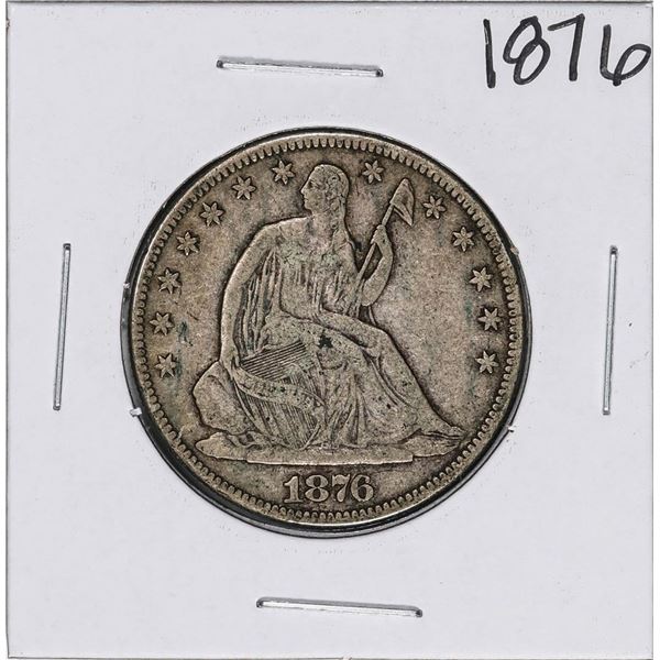 1876 Seated Liberty Half Dollar Coin