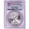 Image 1 : 2015 $1 American Silver Eagle Coin PCGS MS70 First Strike