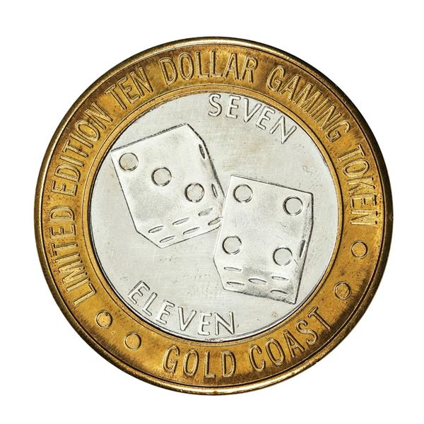 .999 Fine Silver Gold Coast Las Vegas $10 Casino Limited Edition Gaming Token