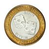 Image 1 : .999 Fine Silver Gold Coast Las Vegas $10 Casino Limited Edition Gaming Token