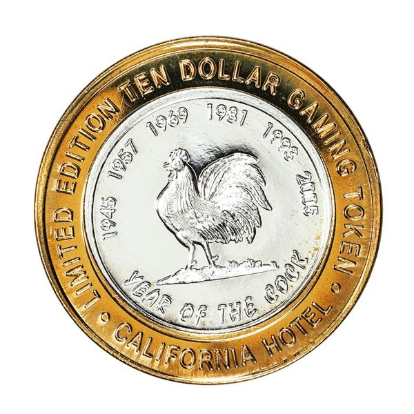 .999 Silver Sam Boyd's California Hotel $10 Casino Limited Edition Gaming Token