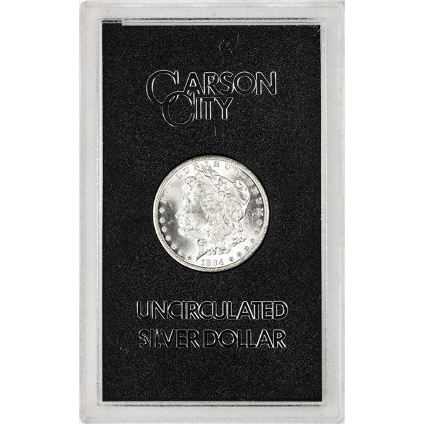 1884-CC $1 Morgan Silver Dollar Coin GSA Hoard Uncirculated