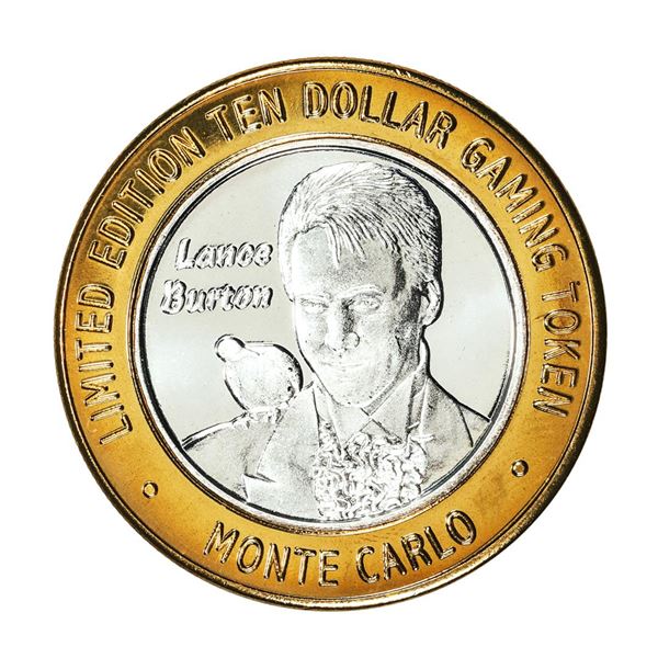 .999 Silver Monte Carlo Resort & Casino Las Vegas $10 Limited Edition Gaming Token
