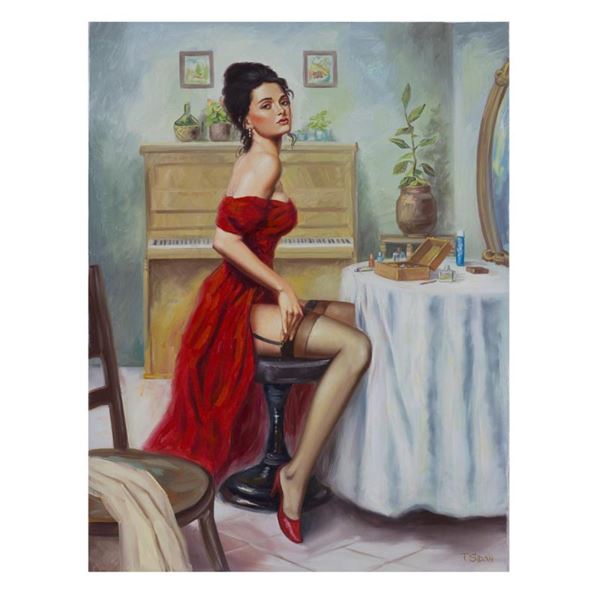 Taras Sidan "Graziana" Limited Edition Giclee On Canvas