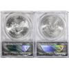 Image 2 : Lot of 2014-2015 $1 American Silver Eagle Coins ANACS MS69