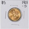 Image 1 : 1901-S $5 Liberty Head Half Eagle Gold Coin