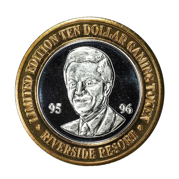 .999 Silver Riverside Resort Casino Laughlin, NV $10 Limited Edition Gaming Token