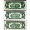 Image 2 : Lot of (3) 1928 $2 Legal Tender Notes