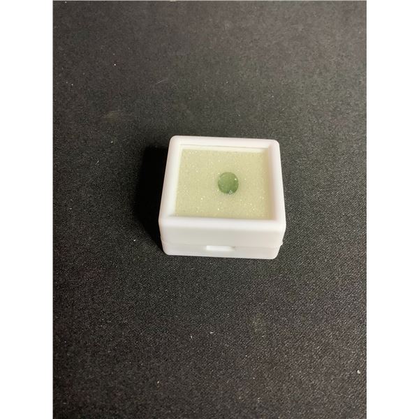 LIME TOURMALINE 0.735CT, 7.06 X 5.10 X 2.81MM, OVAL CUT, SI, BRAZIL, UNTREATED