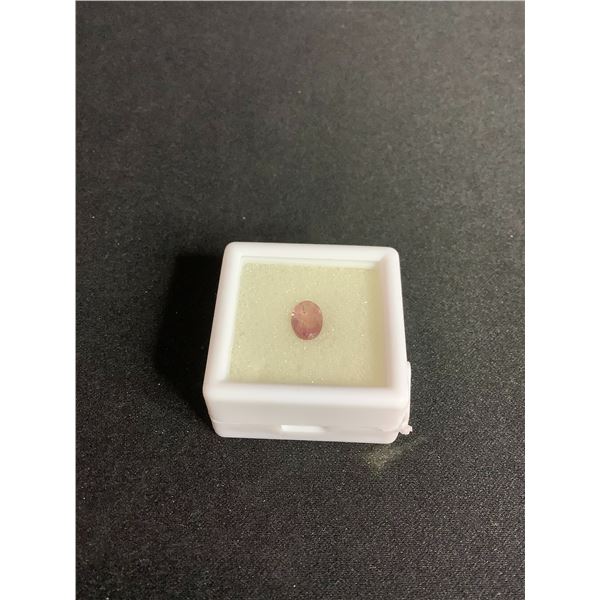 PINK TOURMALINE 0.725CT, 6.98 X 5.02 X 2.95MM, OVAL CUT, VS, BRAZIL, UNTREATED