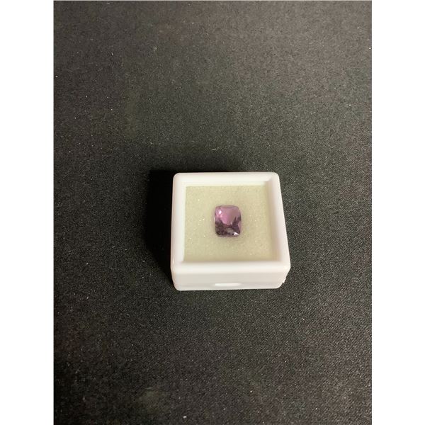NATURAL AMETHYST 2.435 CT, 9.07 X 7.20 X 5.27 MM, CUSHION CUT, LOUP CLEAN, BRAZIL, UNTREATED