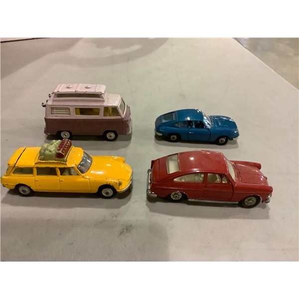 CORGI COLLECTABLE CARS, INCLUDES, CITROEN SAFARI, VW 1600, LANCIA FULVIA SPORT ZAGATO, AND FORD