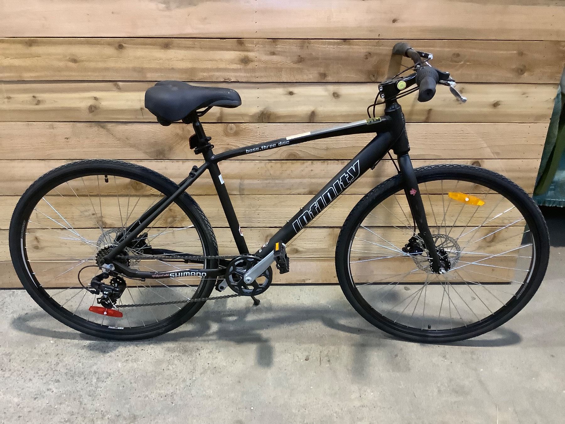 INFINITY BOSS.THREE DISC 7 SPEED BICYCLE