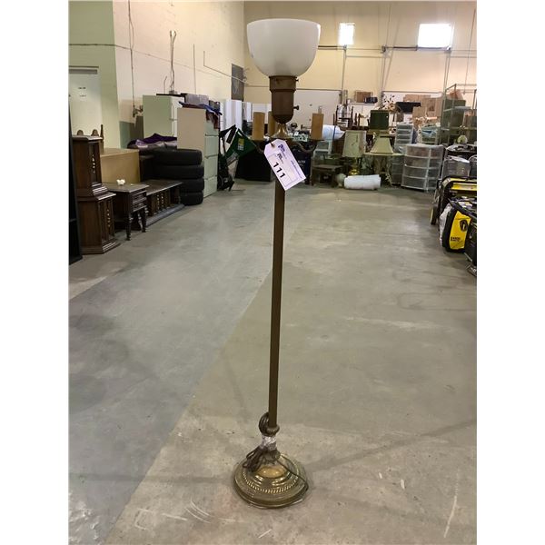 FLOOR STANDING VINTAGE CANDLESTICK LAMP