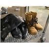 Image 3 : SHELF OF ASSORTED BOOTS, COWBOY, WORKBOOTS, ARTIC RIDGE SNOW BOOTS