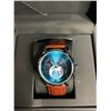 Image 2 : NEW MEN'S TALIS CO AUTOMATIC 8590 ASTRO WATCH, GLOBE/MOON DIAL LUMINOUS DETAILING, GLASS