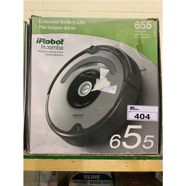 IROBOT ROOMBA 655 SERIES VACUUM CLEANING ROBOT