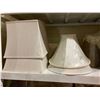 Image 2 : SHELF LOT OF ASSORTED LIGHT FIXTURE SHADES