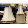 Image 2 : SHELF LOT OF ASSORTED LIGHT FIXTURE SHADES