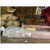 Image 3 : SHELF LOT OF 3 TIER PASTRY SERVERS, KITCHENAID KITCHEN ITEMS, BLINDS, AND MORE