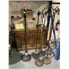 Image 3 : LOT OF ASSORTED FURNITURE, AND LIGHTS, SIDEBOARD, FLOOR LAMPS, ANTIQUE CHAIRS, AND MORE